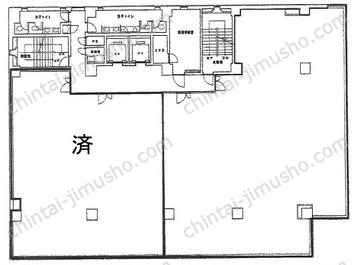 住友生命亀戸駅前ビル3階の間取図