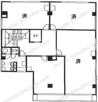 平和相互ビルの間取図