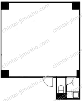 NICORAビル1階の間取図