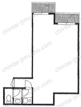 SANWA池尻フラッツ1階の間取図
