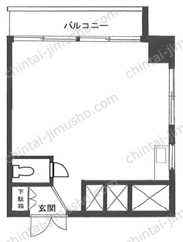 麹町駅プラザ7階の間取図