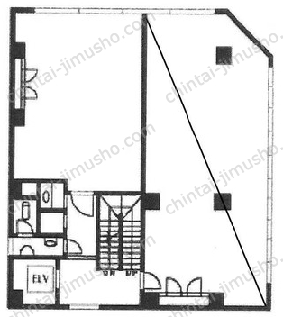 ル・グラシエルBLDG.32階の間取図