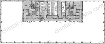 ダイバーシティ東京オフィスタワー9Fの間取図