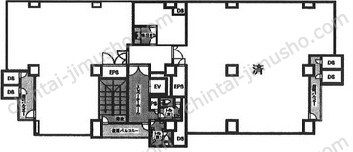 新宿伍名館の間取図