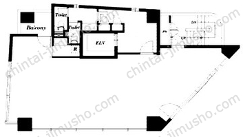 B City Tower AZABU TOKYOの間取図