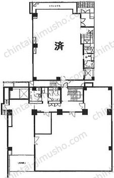 鈴中ビル大森1階の間取図