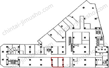 新橋駅前ビル1号館／THE POINT 新橋の間取図