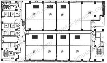 シーフォートスクエア　Tennozu Bay Towerの間取図