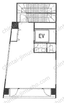 平凡立教前ビル6階の間取図