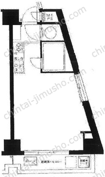 オリエント池袋8階の間取図