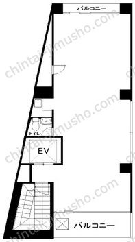 第一バーディートライビル5Fの間取図
