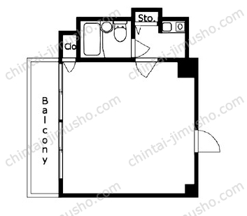 新宿ダイカンプラザシティⅡの間取図