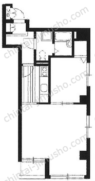 服部ビル5階の間取図