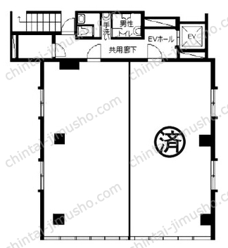 五反田高砂ビル／ニュースカイマンション9Fの間取図