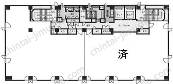 711ビルディングの間取図