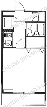 碑文谷壱番館2階の間取図
