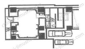 徳海屋ビルB1階の間取図