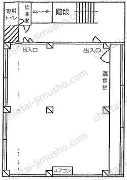 TOC ANNEX3階の間取図