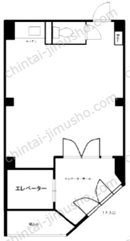 ワナミビル1Fの間取図