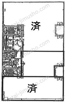 蚕糸会館の間取図