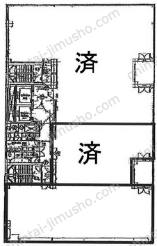 蚕糸会館の間取図