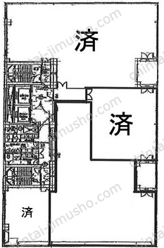 蚕糸会館の間取図