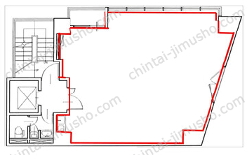 フォロス岩本町ビル9Fの間取図