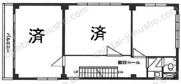 佐一ビルの間取図