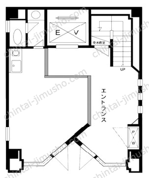 東洋ビル1階の間取図
