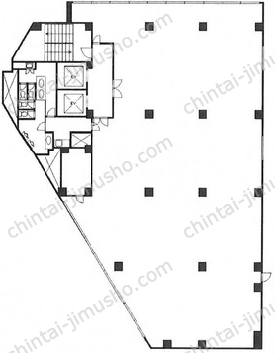 五反田PLACE8階の間取図
