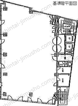 R-TERRACE HATCHOBORIの間取図