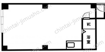 規格ビルの間取図