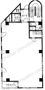 石川ビル3階の間取図
