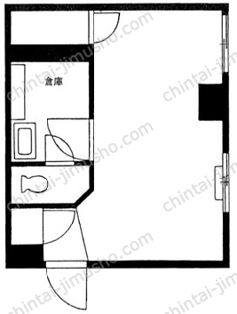 中公ビル御苑グリーンハイツ7階の間取図