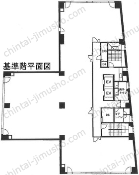 麹町センタープレイス3階の間取図