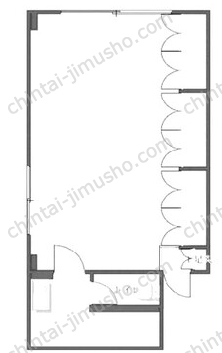 本町ビルB1Fの間取図