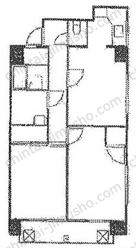 ジャコワ東日本橋マンションの間取図