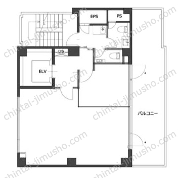 BizSQUARE GINZA7階の間取図