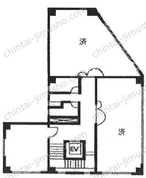 鈴野ビルの間取図