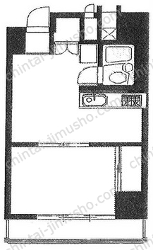 朝日南麻布マンションの間取図