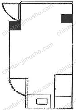 NSビル1階の間取図