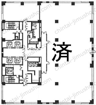 KDX府中ビル7階の間取図