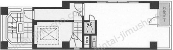 山兼新宿ビルの間取図
