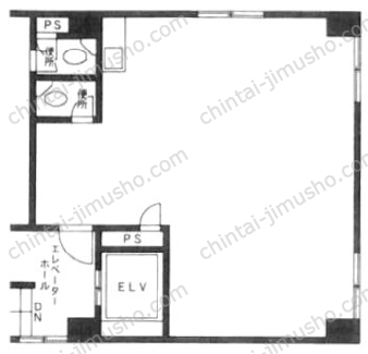 第6高輪ビル5Fの間取図