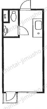 サンモール道玄坂3階の間取図