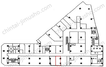 新橋駅前ビル1号館／THE POINT 新橋の間取図