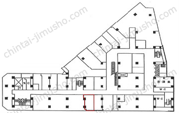 新橋駅前ビル1号館／THE POINT 新橋の間取図