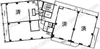 有栖川マンション5階の間取図