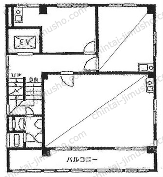 進盛ビル5階の間取図