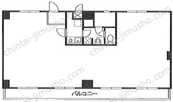 マンション四谷6階の間取図